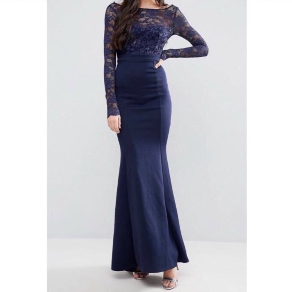 Beautiful graduation, bridesmaid, long night gown